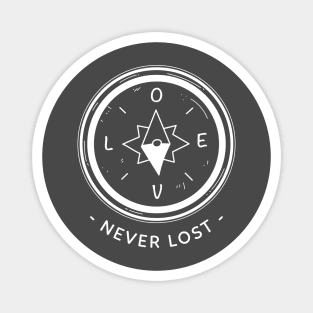 LOVE NEVER LOST. Love Travel Magnet